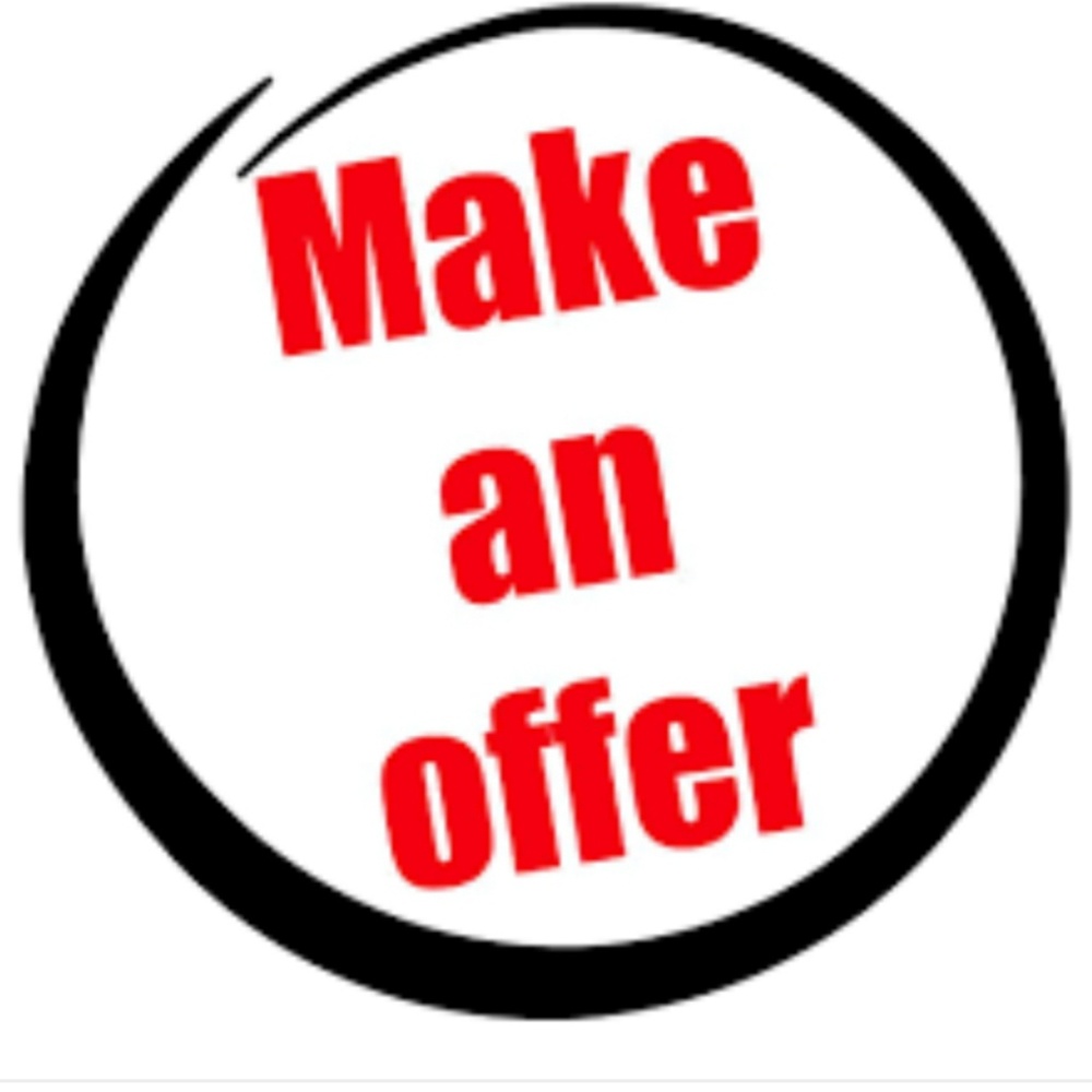 Reasonable offers and Bundles will be considered